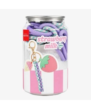 Kit Canette Bag Charm Pshiiit Strawberry Milk, La Petite Epicerie