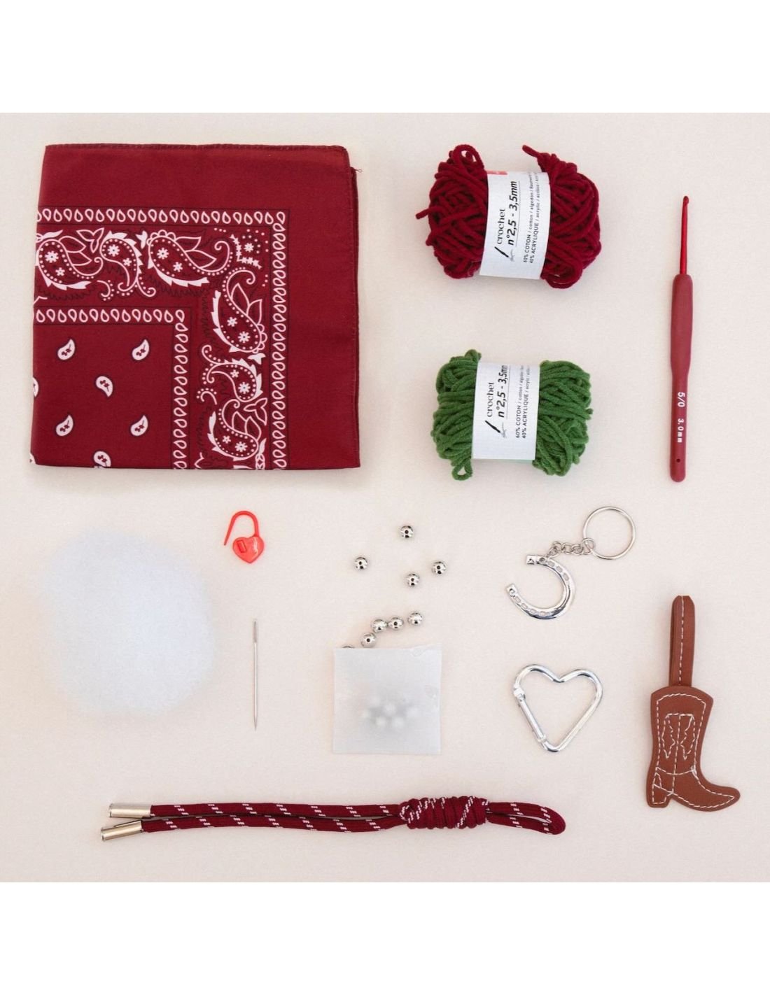 Kit Crochet Débutant Cherry Cowboy, La Petite Epicerie – Image 3