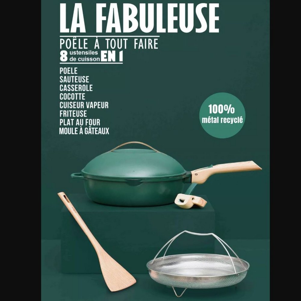 Fabuleuse Poêle 24cm Canopée, Cookut – Image 4