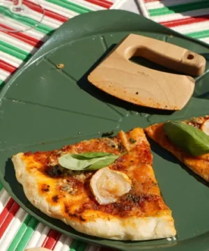 Plat Pizza + couteau fougère, Cookut
