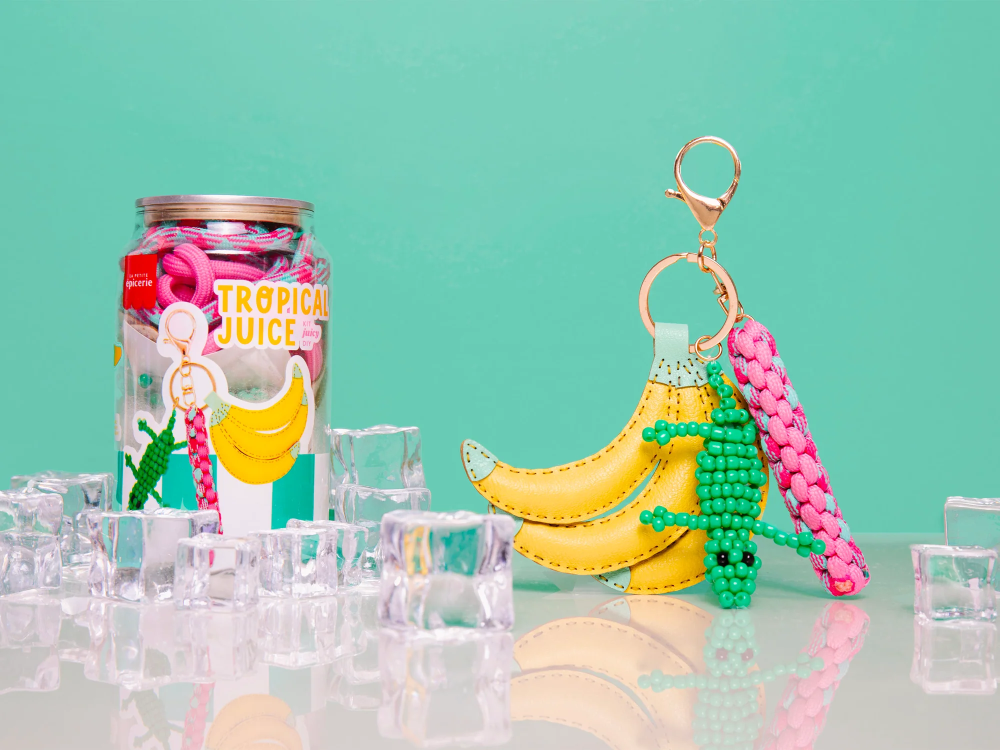 Kit Canette Bag Charm Pshiiit Tropical Juice, La Petite Epicerie – Image 2