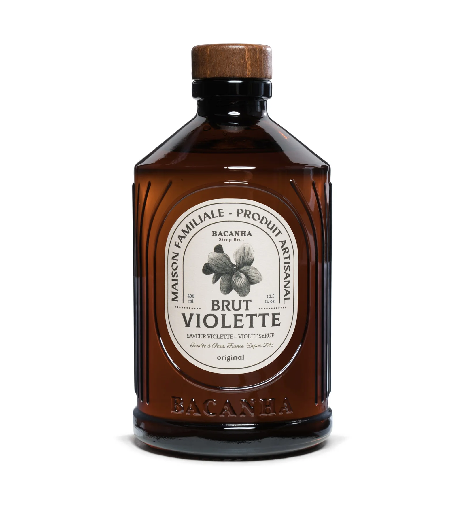 Sirop Violette Brut 400 ml, Bacanha
