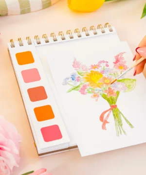 Alternative view of Travel Book Carnet Aquarelle Secret Garden, La Petite Epicerie