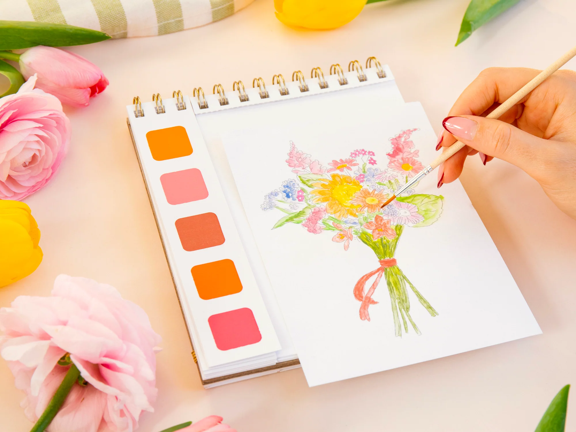 Travel Book Carnet Aquarelle Secret Garden, La Petite Epicerie – Image 2