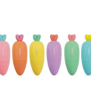Alternative view of Lot de 6 mini surligneurs Carotte, Legami