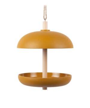 Mangeoire à oiseaux Unidad jaune ocre - H25 cm, Present Time