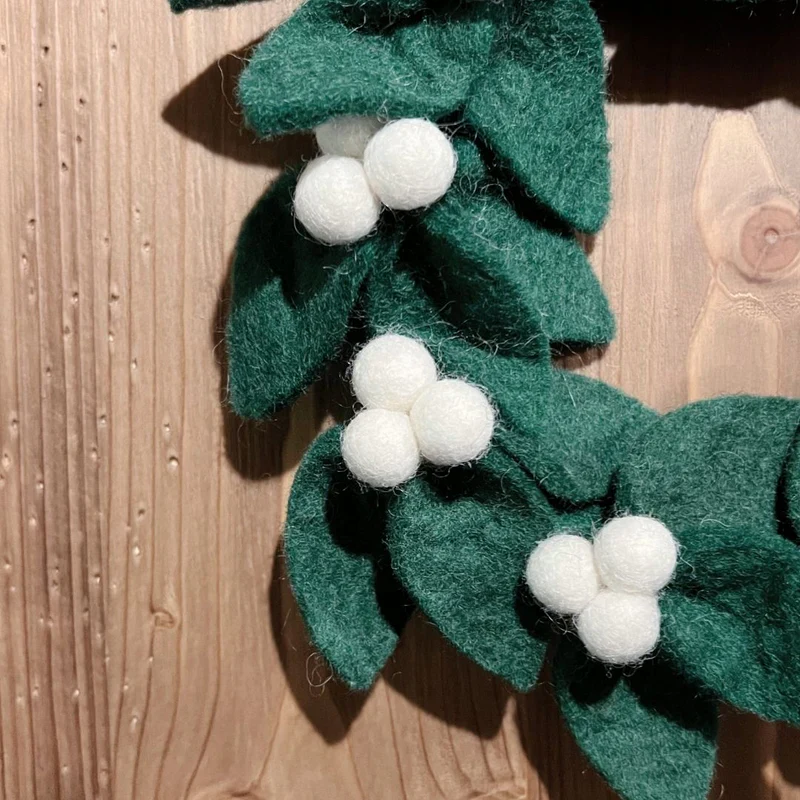 Couronne de Noël de Gui en Feutrine, New Heidi – Image 2