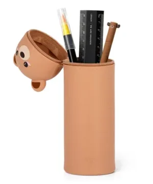 Trousse à crayons en silicone 2 en 1 Kawaii Ours Teddy, Legami