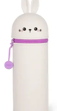 Alternative view of Trousse à crayons en silicone 2 en 1 Kawaii Lapin, Legami