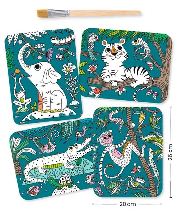 Peinture magique à révéler – Dans la Jungle, DJECO – Image 3