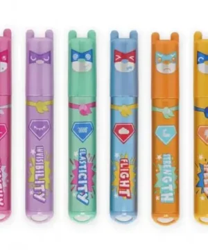 Alternative view of Lot de 6 mini surligneurs Le Super Pouvoir de Teddy, Legami