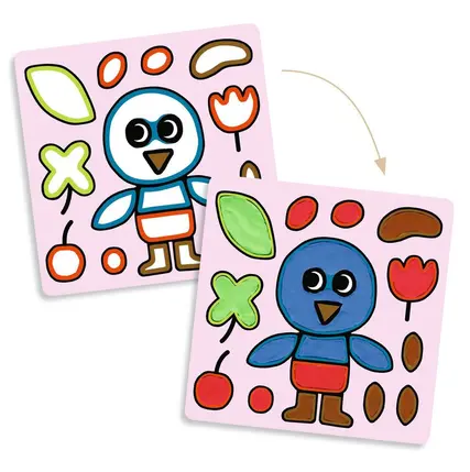 Coloriage à la pâte à modeler séchante Coquins du Jardin, DJECO – Image 3
