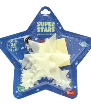Étoiles adhésives phosphorescentes Super Stars Espace, Legami