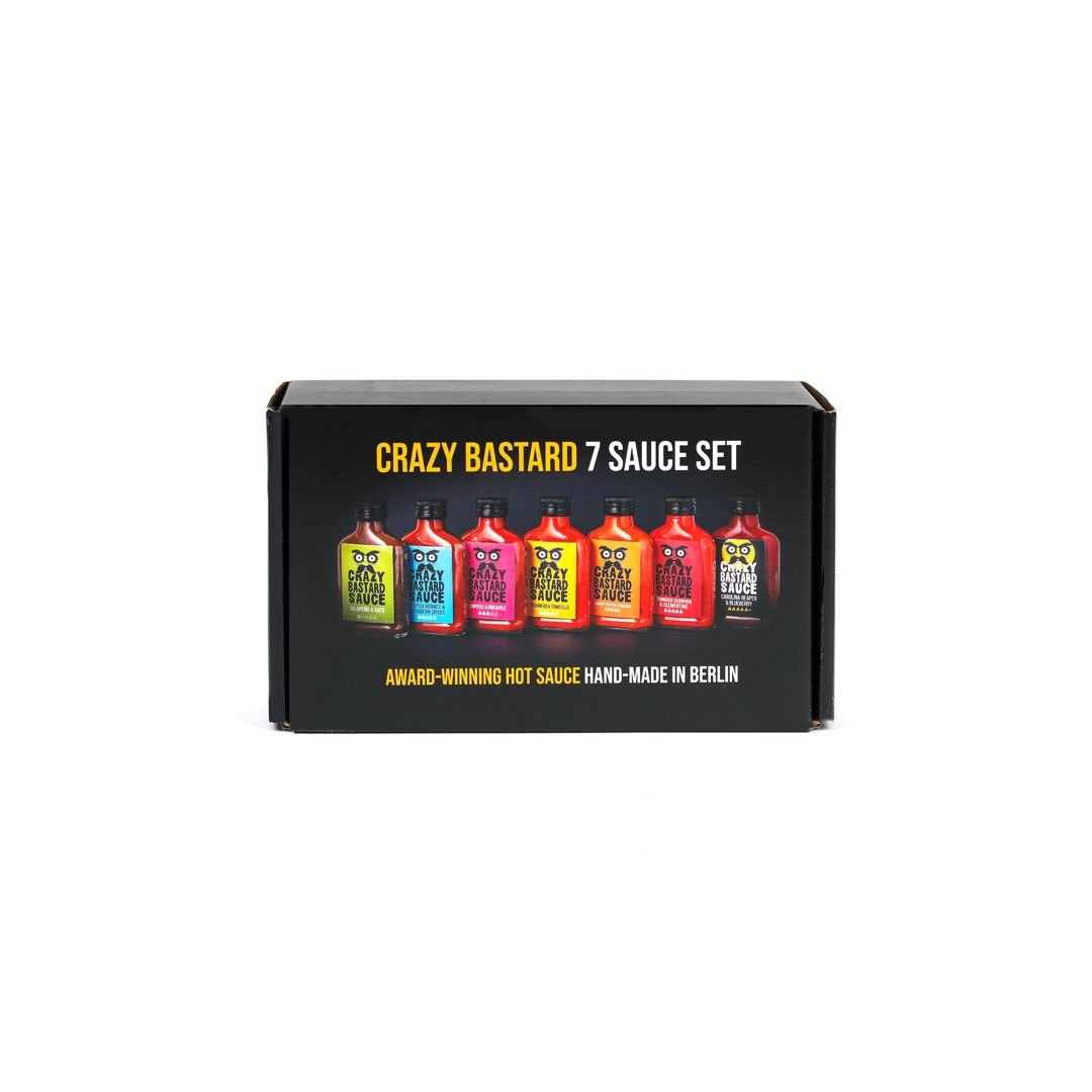 Coffret de 7 Sauces Piquantes Crazy Bastard's 7 × 100 ml, Crazy Bastard Sauce – Image 2