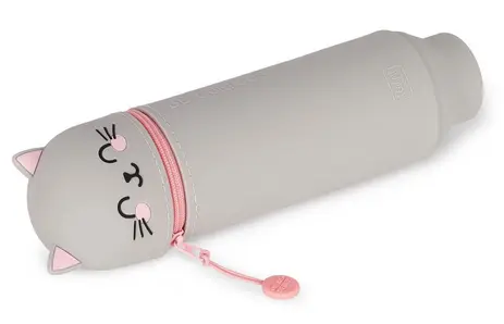 Trousse à crayons en silicone 2 en 1 Kawaii Kitty, Legami – Image 3