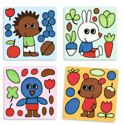 Coloriage à la pâte à modeler séchante Coquins du Jardin, DJECO – Image 4