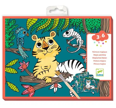 Peinture magique à révéler – Dans la Jungle, DJECO