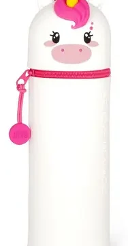 Alternative view of Trousse à crayons en silicone 2 en 1 Kawaii Licorne, Legami