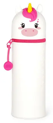 Trousse à crayons en silicone 2 en 1 Kawaii Licorne, Legami – Image 2