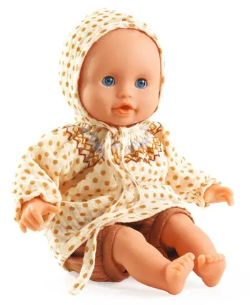Baby Iris Poupon 32 cm dès 18 mois, DJECO