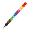 Set de 12 crayons de couleur empilables Teddy Bear, Legami
