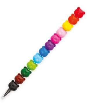 Set de 12 crayons de couleur empilables Teddy Bear, Legami