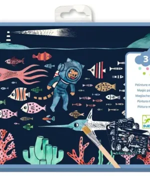 Peinture magique à révéler Dans l'Océan, DJECO