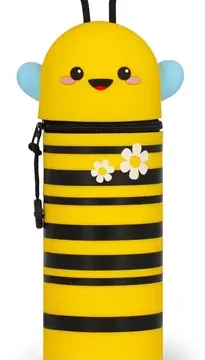Alternative view of Trousse à crayons en silicone 2 en 1 Kawaii Abeille, Legami