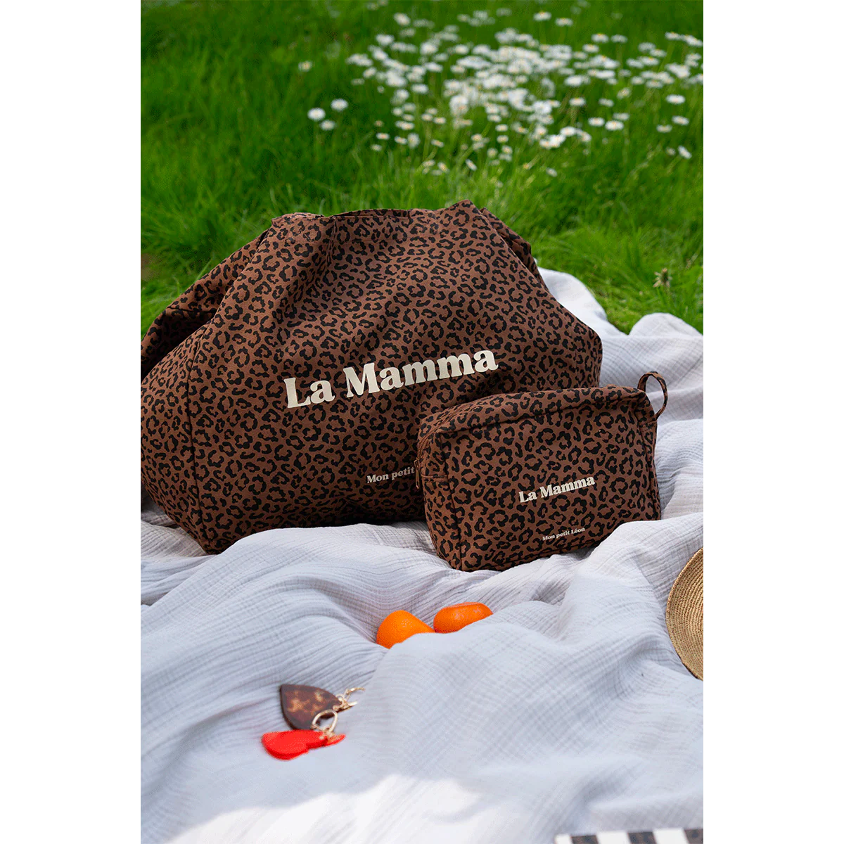 Cabas XXL Léopard Foncé La Mamma , Mon Petit Léon – Image 4