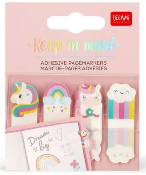 Marque-pages adhésifs Keep in Mind Licorne, Legami