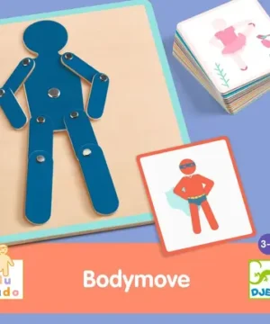 Jeu éducatif Reproduire les postures avec un pantin articulé, DJECO