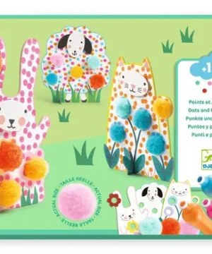 Alternative view of Coffret créatif Des points et des pompons dans l'herbe, DJECO
