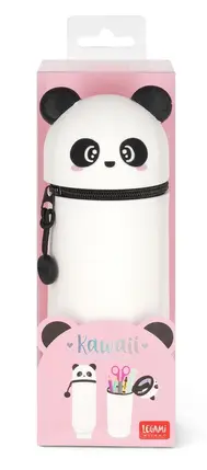 Trousse à crayons en silicone 2 en 1 Kawaii Panda, Legami – Image 2