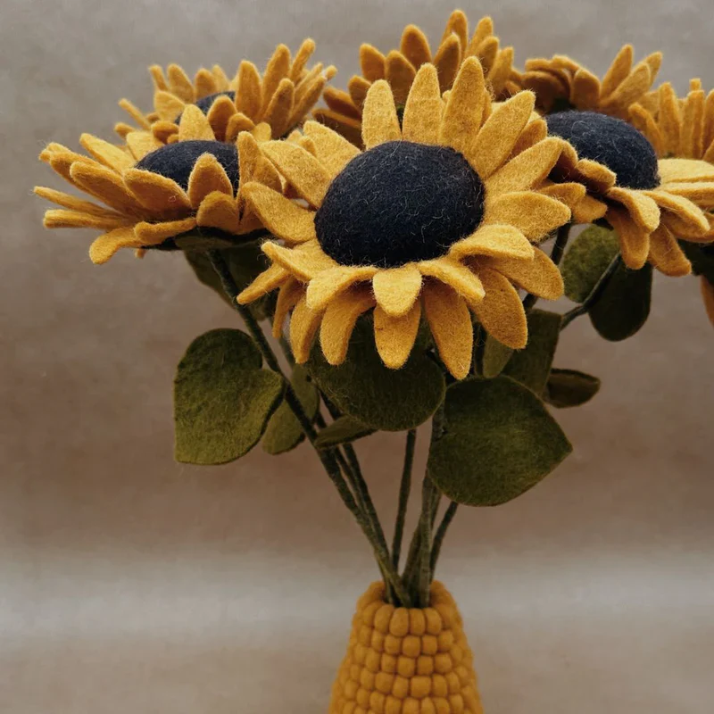 Branche de Tournesol en Feutrine, New Heidi – Image 2
