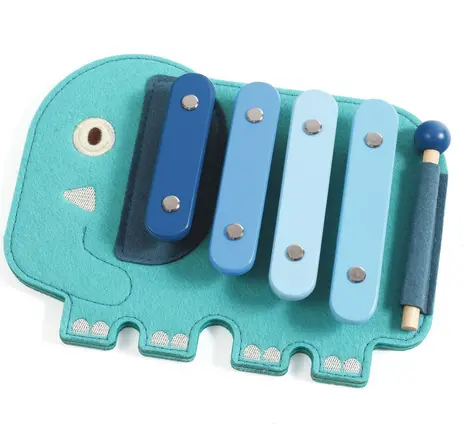 Softixylo – Xylophone en bois et feutrine, DJECO – Image 2