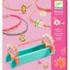 Coffret créatif Bracelets Macramé Roses, DJECO