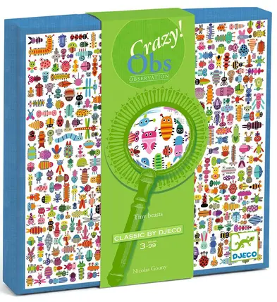 Tiny Beasts Jeu Cherche et Trouve, DJECO