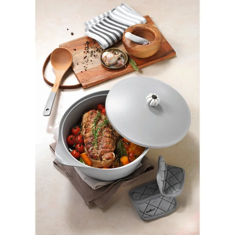 L'Incroyable Cocotte 24 cm Perle, Cookut – Image 2