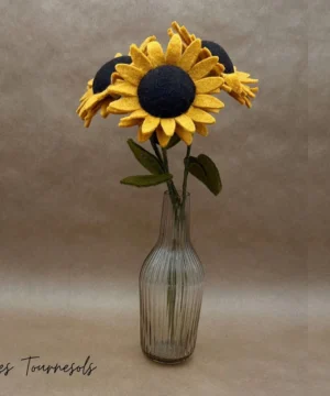 Branche de Tournesol en Feutrine, New Heidi
