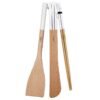 Set d'ustensiles en bois Polaire Baguettes, spatule et pince, Cookut