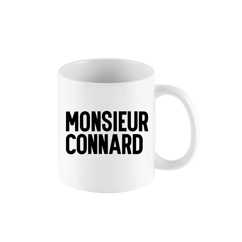 Mug « Monsieur Connard », Derrière la porte
