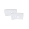 Paire de maniques en silicone Blanc Polaire, Cookut