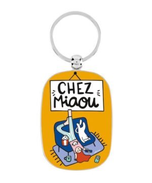 Porte-clés Chez Miaou, Derrière la porte