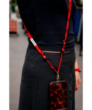 Sangle de téléphone Billie Bandana Rouge, Mon Petit Léon