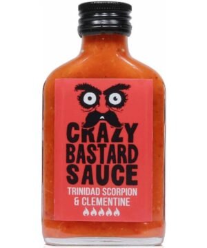 Sauce Piquante Trinidad Scorpion & Clémentine 100 ml, Crazy Bastard Sauce