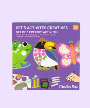 Set de 3 Activités Créatives Les Toupitis, Moulin Roty
