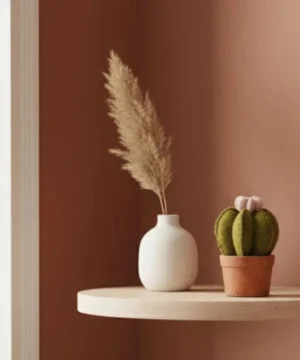 Cactus Fleur en Pot en Feutrine Rose – New Heidi