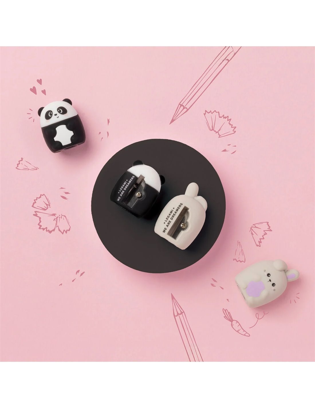 Taille-crayon avec réservoir Kawaii Panda, Legami – Image 5
