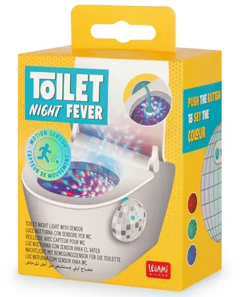 Veilleuse avec Capteur pour WC – Toilet Night Fever, Legami