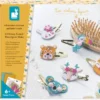 6 Barrettes Animaux Pailletées à Créer, Janod